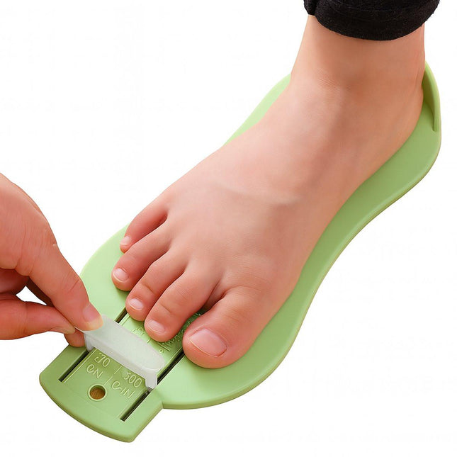 Child's Foot Measuring Tool | Child's Shoe Size Measuring Tool | Measuring Foot Size | Baby Shoe Measuring Tool | Baby Size Measurement | Green.
