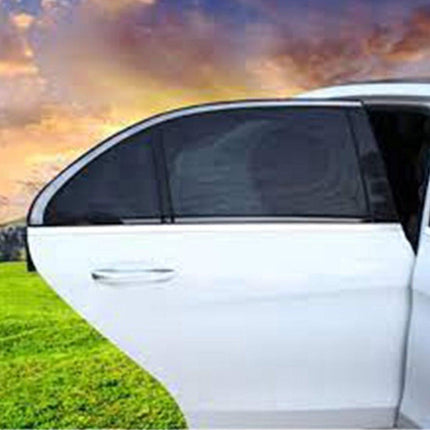 2 Pieces Car Sunshade | Car Sunshade | UV Protection SPF 30 | Rear Window Screen Sun Protection | Sunshade | Black.