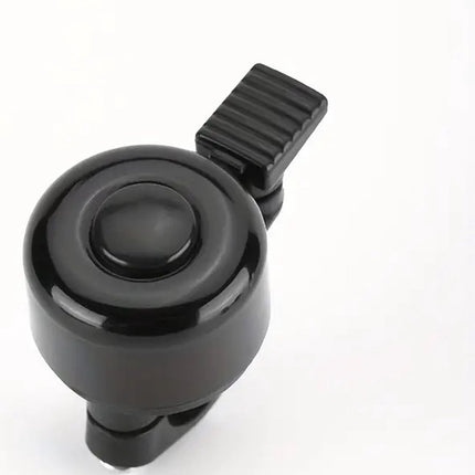 Bicycle Bell | Children's Bicycle Bell | Mini Bicycle Bell | 24 mm | Universal | Aluminum | Grooved Handle | Black.