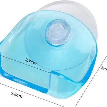 Self-Adhesive Razor Holder | Razor Tray | Self-Adhesive Razor Holder | Hook for Razor | Hanging Razor | Blue.