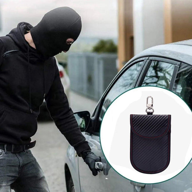 Anti RFID Wallet | Car Key Protector | Keyless Entry Protective Case | RFID Protective Case | Card Holder | Wallet | Phone Holder | 14 x 10 CM.