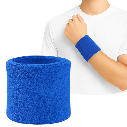 Wristband | Sweatband | Sweatbands | Wrist | Sports band | 1 piece | Blue.