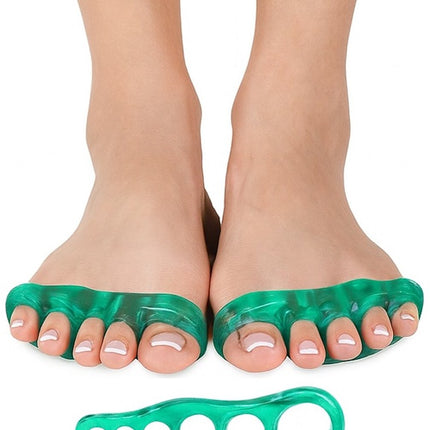 Silicone Toe Corrector 5 Toes & Medicure Spreader in 1 | Toe Spreader | Hallux Valgus | Straighten Toes | Spread Toes | 1 Pair.
