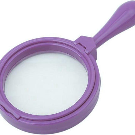 Magnifying Glass for Children | Reading Magnifier | Magnifying Glass | Insect Magnifier | Magnifying Glass | With Stand | 2X Magnification | Purple.