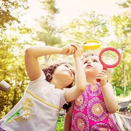 Magnifying Glass for Children | Reading Magnifier | Magnifying Glass | Insect Magnifier | Magnifying Glass | With Stand | 2X Magnification | Purple.