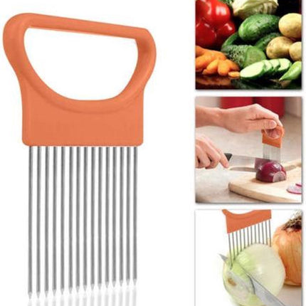Onion Comb | Onion Slicer | Onion Slicer | Vegetable Slicer | Onion Cutting Aid | Orange.