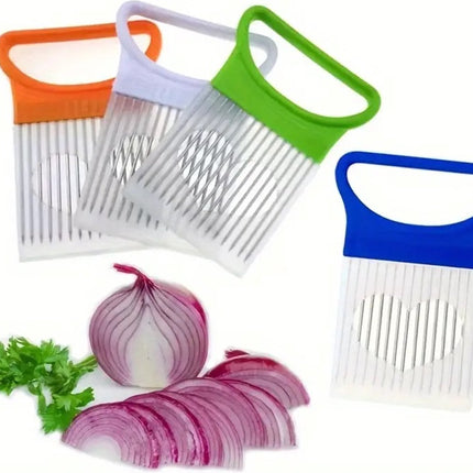 Onion Comb | Onion Slicer | Onion Slicer | Vegetable Slicer | Onion Cutting Aid | Orange.
