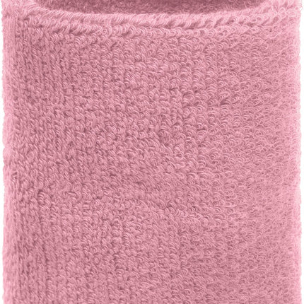 Light pink wrist sweatband.