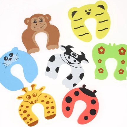 Door stopper Animal I Baby and child Door protector I Door protection I Foam / Foam I Animal door stopper I 1 piece I Green.