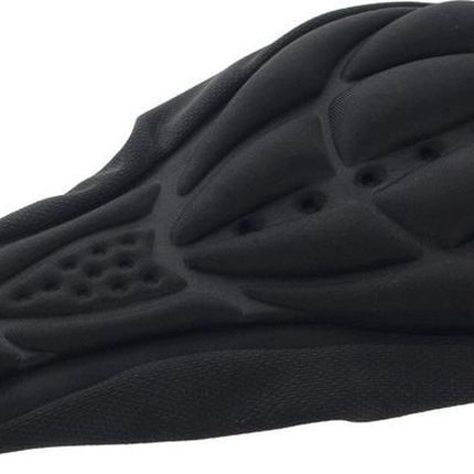 Note type!! 3D Silicone Lycra Nylon & Gel Pad Bicycle Saddle Seat Cover Soft Cushion Fits Types of Bikes (Black).
