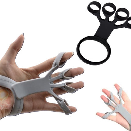 Finger Trainer Finger Resistance Band | Finger Stretcher | Hand Trainer | Finger Gripper | Grip Trainer | 5 KG | Black.