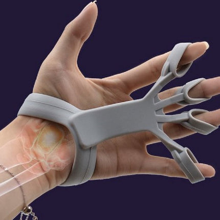 Finger Trainer Finger Resistance Band | Finger Stretcher | Hand Trainer | Finger Gripper | Grip Trainer | 5 KG | Black.