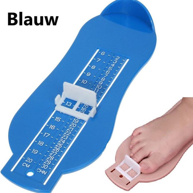 Child's Foot Measuring Tool | Child's Shoe Size Measuring Tool | Baby Shoe Measuring Tool | Baby Measurement | Blue.