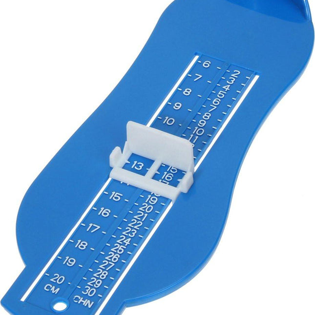 Child's Foot Measuring Tool | Child's Shoe Size Measuring Tool | Baby Shoe Measuring Tool | Baby Measurement | Blue.