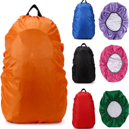 2x Rain Cover For Backpack | Backpack Rain Cover | Waterproof | Rain Cover Bag | Bag Protection Against Rain | 25-35 Liters | Red.