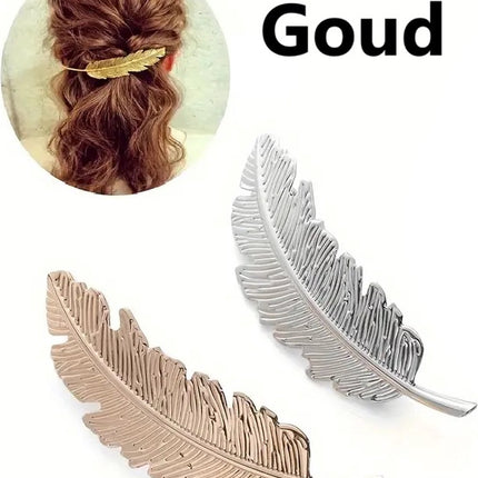Hair Clip | Hair Pin | Perfect Hair Bun | Bun Maker | Styling Tool Hair Clip | Hair Style Attachment | French Barrette Clip | Gold.
