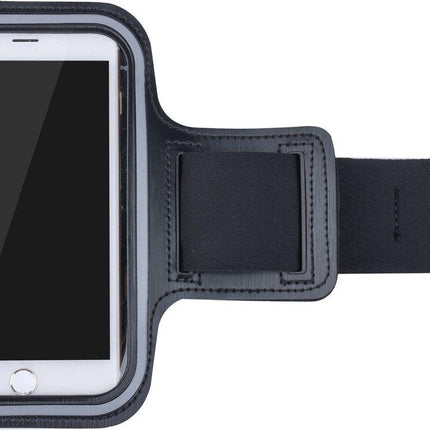 Sports armband XL suitable for screens up to 6.5 inches, among others, for iPhone 6/6s/7/8, Samsung S7/S8/S9, Huawei P10 - Black.