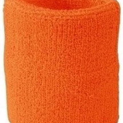 Wristband Set | Sweatband | Sweatbands | Wrist | Sports Bands | 2 Piece | Orange.