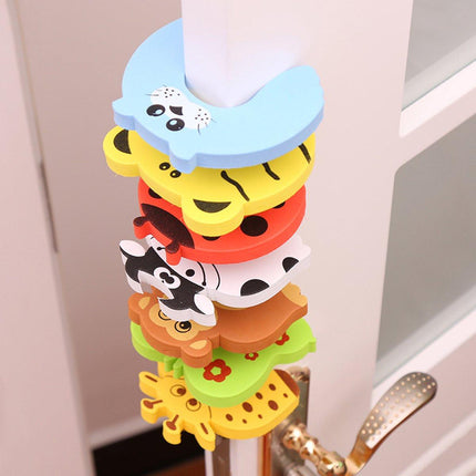 Door stopper - Foam - Green - Child safety - Door protector - Butterfly - Door clamp.