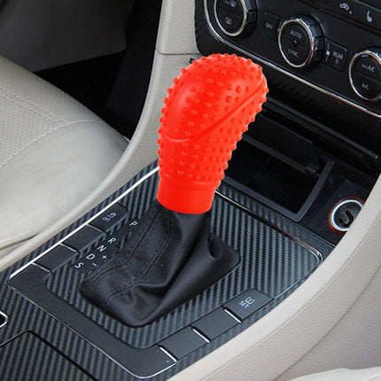 Universal Elasticity Non-slip Soft Silicone Car Gear Knob Cover.