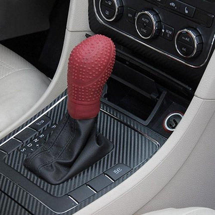 Universal Elasticity Non-slip Soft Silicone Car Gear Knob Cover.