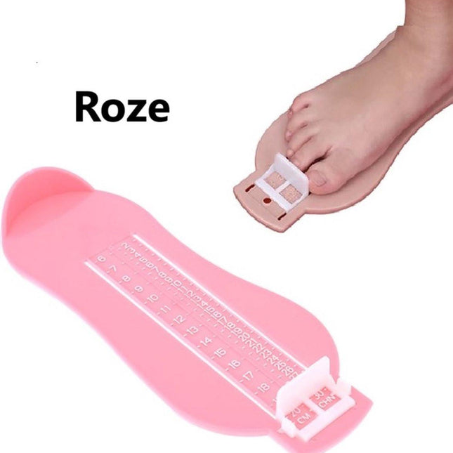Child's Foot Measuring Tool | Child's Shoe Size Measuring Tool | Baby Shoe Measuring Tool | Baby Measurement | Pink.