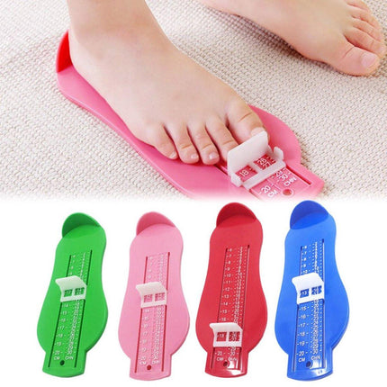 Child's Foot Measuring Tool | Child's Shoe Size Measuring Tool | Baby Shoe Measuring Tool | Baby Measurement | Pink.