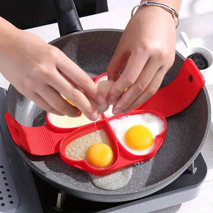 Pancake Maker | Egg Tray | Baking Pan | Egg & Pancake Baking Pan | Non-stick Coating | Flipper Baking Pan | Silicone | Square Model.