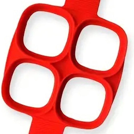 Pancake Maker | Egg Tray | Baking Pan | Egg & Pancake Baking Pan | Non-stick Coating | Flipper Baking Pan | Silicone | Square Model.