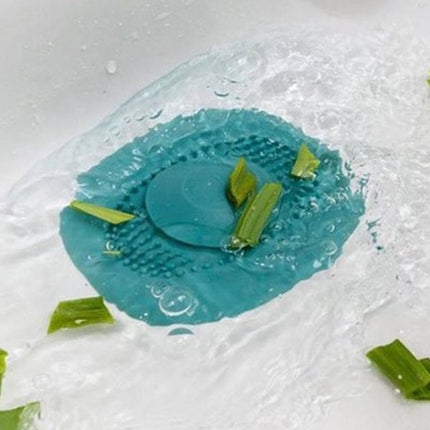 2x Luxury Shower Drain | Drain Plug | Drain | Shower Tray | Hair Stopper | Silicone | Blue.
