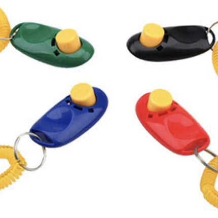 Handy clicker for clicker training - Blue.
