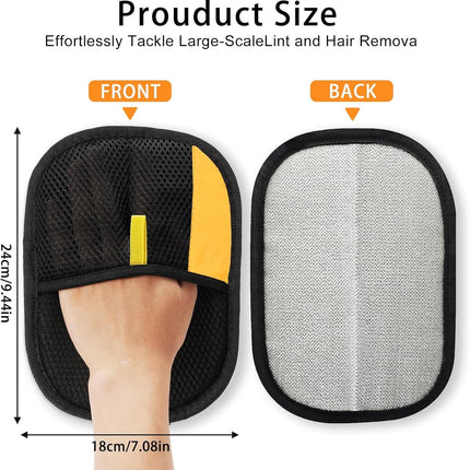 2 Pieces Magic Brush Pet Hair - Washable and Reusable for Cat and Dog Hair - Effortless Care and Cleaning of Sofa, Carpet, and Furniture.