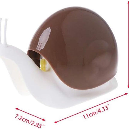 Soap dispenser - Cute soap dispenser in the shape of a snail, suitable for kitchens, bathrooms, etc. (120 ml) (brown).
