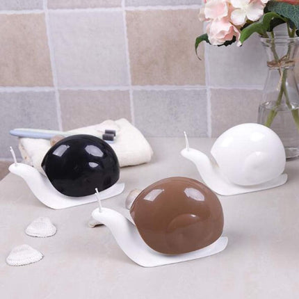 Soap dispenser - Cute soap dispenser in the shape of a snail, suitable for kitchens, bathrooms, etc. (120 ml) (brown).
