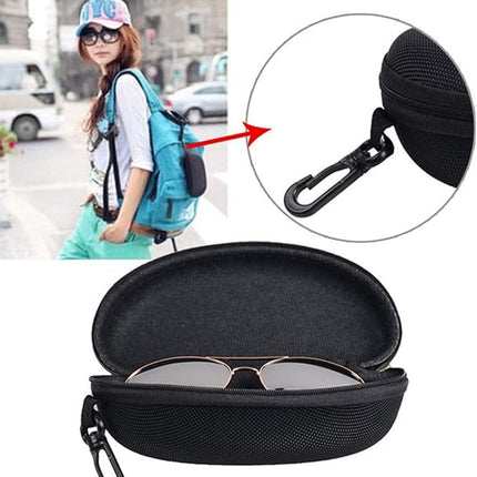Portable Glasses Case Hard Case - Glasses Pouch - Waterproof Sunglasses Storage - Hard Box With Zipper and Olip - Durable Protective Case for Glasses.