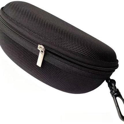 Portable Glasses Case Hard Case - Glasses Pouch - Waterproof Sunglasses Storage - Hard Box With Zipper and Olip - Durable Protective Case for Glasses.