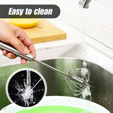 Egg whisk - Egg beater - Whipped cream whisk - Mini whisk - Milk frother - Manual - mixing, beating, whisking and stirring (25 cm).