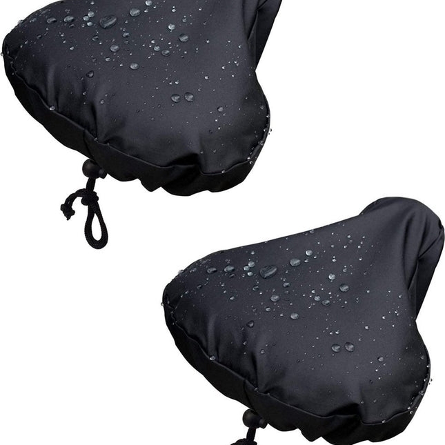 Waterproof Saddle Cover - Bicycle Saddle Cover - Cover for Bicycle Saddle - Rain Cover - Elastic Rain Cover for Bicycle Saddle - 2-pack