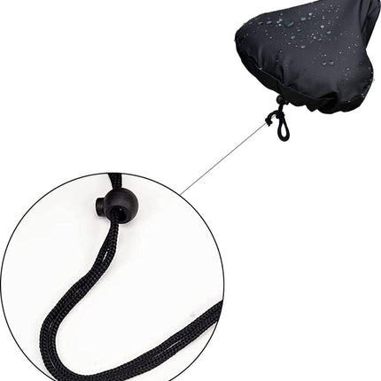 Waterproof Saddle Cover - Bicycle Saddle Cover - Cover for Bicycle Saddle - Rain Cover - Elastic Rain Cover for Bicycle Saddle - 2-pack.