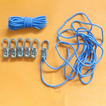 Paracord Adjusters 6-pack – With locking buckle, camping/boat.