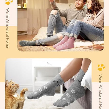 Cat socks - Funny, new gifts for animal lovers - Ultra-soft and comfortable design - Unique gift for mother, wife, and girlfriend - Christmas gifts and birthday gifts.