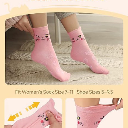 Cat socks - Funny, new gifts for animal lovers - Ultra-soft and comfortable design - Unique gift for mother, wife, and girlfriend - Christmas gifts and birthday gifts.
