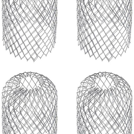Gutter Leaf Filter 4-piece – Wire Mesh Guard, 10x17cm, gutter protector.