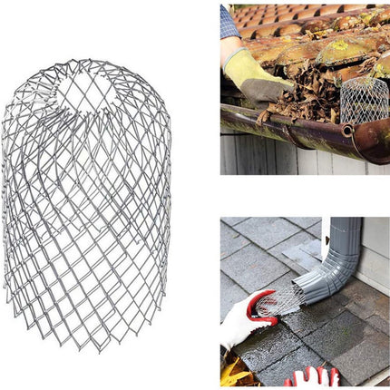 Gutter Leaf Filter 4-piece – Wire Mesh Guard, 10x17cm, gutter protector.