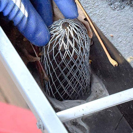 Gutter Leaf Filter 4-piece – Wire Mesh Guard, 10x17cm, gutter protector.