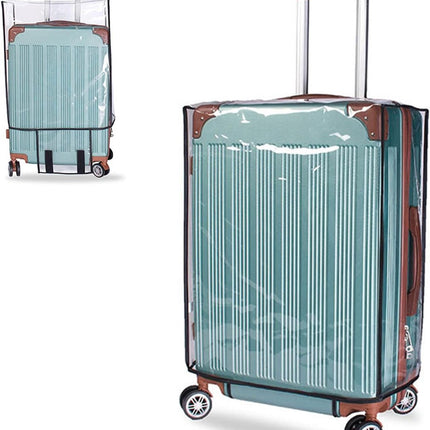 Transparent PVC Suitcase Protective Cover - 22 Inch - Anti-Dirt & Anti-Abrasion Dust Cover.