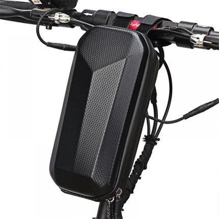 Waterproof storage bag for scooters - Hard scooter handlebar bag - Front bag for electric scooter - Accessories for adult scooters.