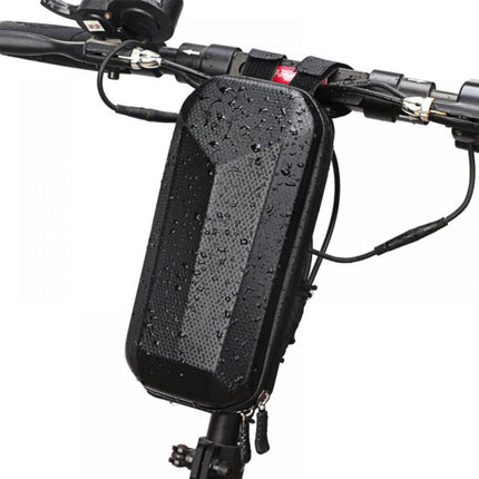 Waterproof storage bag for scooters - Hard scooter handlebar bag - Front bag for electric scooter - Accessories for adult scooters.