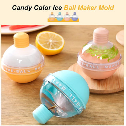 Silicone Ice Cream Ball Mold 4-Piece – Food Safe, for Whiskey.