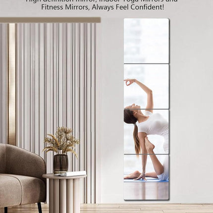 pieces unbreakable Wall Mirror - self-adhesive wallpaper - 30x30 cm, toddlers & children.